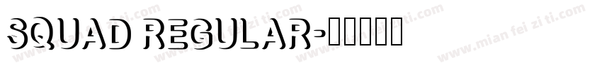 Squad Regular字体转换